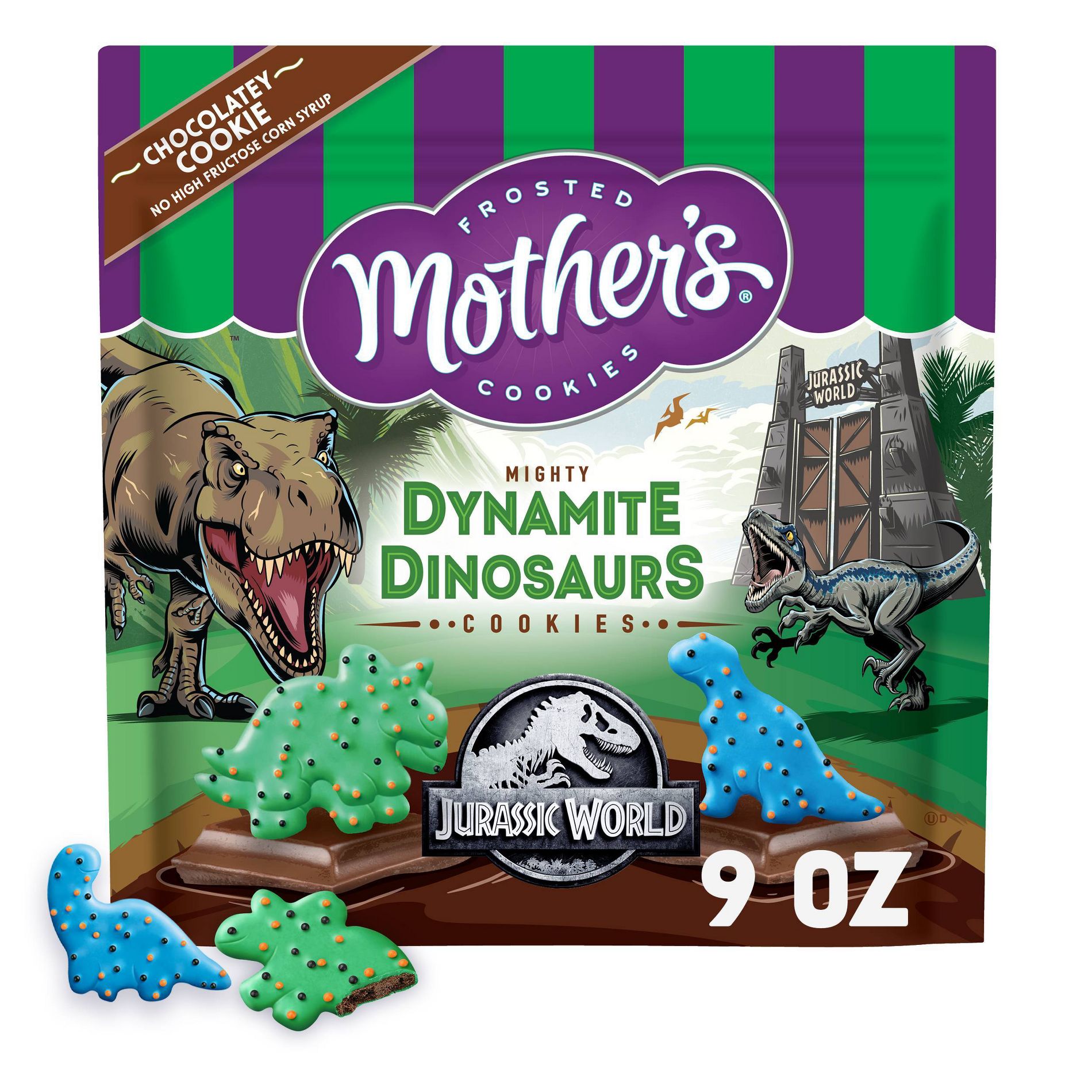 Mother’s Cookies Chocolatey Dynamite Dinosaurs Bag - 9oz