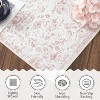 Hallway Runner Rug Machine Washable Soft Vintage Area Rugs for Bedroom Living Room Kitchen Non Slip Floor Runner Stain - 4 of 4