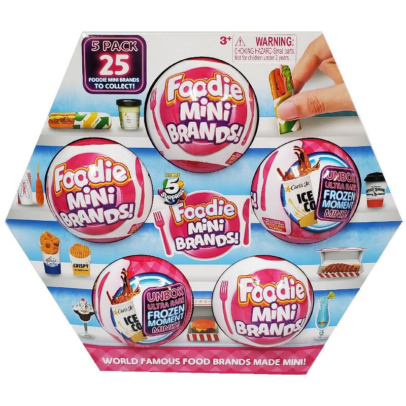 Mini Brands Foodie Series 1 World Famous Food Brands 5 Surprises, 1 of 2