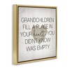 Stupell Industries Heartwarming Grandchildren Phrase, 25" x 25" - 3 of 4
