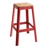 Armless Farmhouse Bar Stool with Crossbar Support, Backless, Easy to Move, Ideal for Kitchen, Counter, or Home Bar - 4 of 4