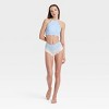 Women's High Neck Crochet Lace Bralette - Colsie™ - 3 of 4