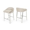 GDFStudio Orlando Contemporary Fabric Upholstered 26 Inch Counter Stools (Set of 2) - 2 of 4