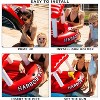 Zone Tech Inflatable Pool Boat Floats for Kids - Toddler Fire Rescue Harbor Patrol Inflatable Boat Pool Float Ride On with Fun Water Toy Squirter - 3 of 4