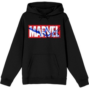 Spiderman Marvel Logo Men's Black Packaged Hoodie - 1 of 1