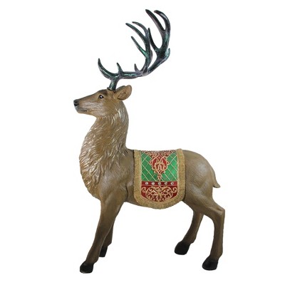 Northlight 5' Commercial Grade Standing Reindeer Fiberglass Christmas Outdoor Decoration