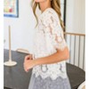 Women's Lace of My Heart Top - Hailey & Co - 3 of 4