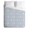 Little Arrow Design Co Nordic Winter Blue Duvet Cover Set Blue - Deny Designs - 2 of 4