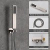 CASAINC 10" Wall Mounted Dual Shower Heads Shower Valve Trim Kit - 3 of 4
