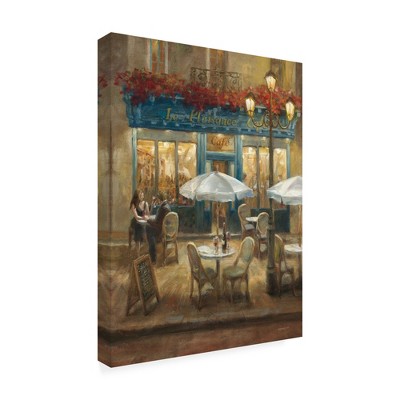 Trademark Fine Art -Danhui Nai 'Paris Cafe I' Canvas Art