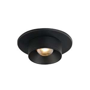 Maxim Lighting Caldera 1 - Light Flush Mount in  Black - 1 of 4