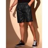 INSPIRE CHIC Men's Metallic Above Knee Clubwear Sparkly Sequins Shorts - 2 of 4