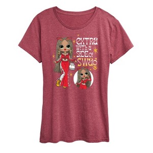 Women's - LOL Surprise! - Extra w/ a Side of Swag Short Sleeve Graphic T-Shirt - 1 of 4