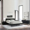 Armen Living,Petra 6 Drawer Wood Dresser in Black Finish - 4 of 4