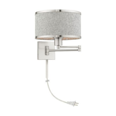 Livex Lighting Park Ridge 1 - Light Wall Light in  Brushed Nickel