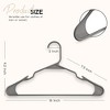 50pk Plastic Hangers Space Saving Non Slip Clothes Hangers - Lux Decor Collection - 3 of 4