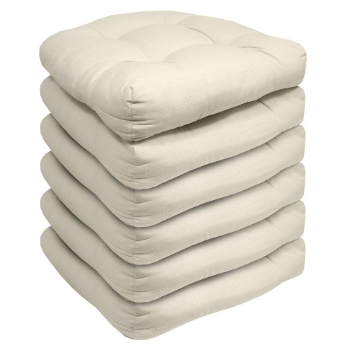 Cream chair pads new arrivals