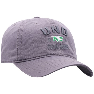 NCAA North Dakota Fighting Hawks Men's Skill Gray Garment Washed Canvas Hat