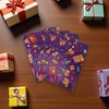 Unique Bargains Gift Wrap Paper Glossy Coated Paper 27.56 "x19.69 " 5 Pcs - 2 of 4