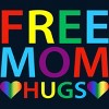 Adult Design By Humans Free Mom Hugs Hears Pride By Avocato T-Shirt - 2 of 2