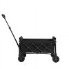 Lightweight Portable Heavy Duty Folding Beach Wagons With Wheels, Outdoor Garden Carts For Camping With Large Capacity-Cuddlewood - 2 of 4