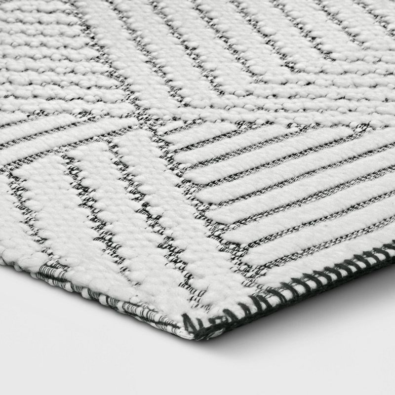 2&#39;3&#34;x3&#39;9&#34; Washable Geo Accent Rug Gray - Project 62&#8482;, 4 of 12