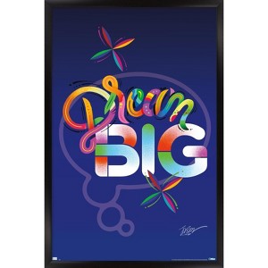 Trends International Jason Naylor - Dream Big Framed Wall Poster Prints - 1 of 4