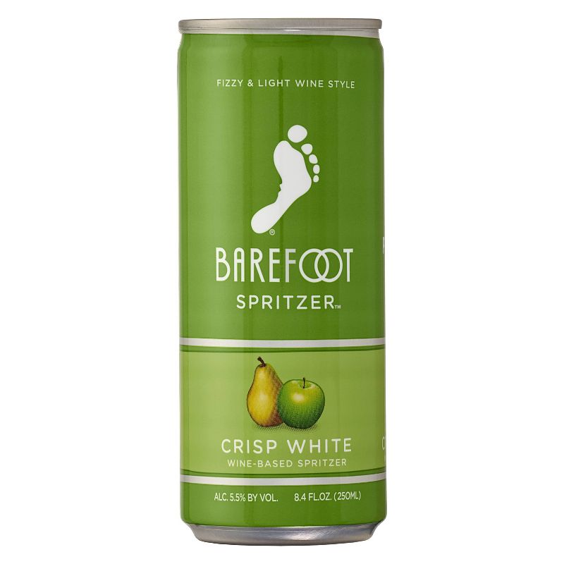 Barefoot Refresh Crisp White Wine-Based Spritzer - 4pk/250ml Cans, 3 of 5