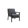 Solid Wood Loveseat and 2 Chairs Set with Full Foam Seats for Living Room - 4 of 4