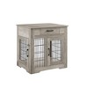 Dog Crate For Small-medium Dogs, Furniture Style Dog Crate End Table With Drawer, Ventilation Fences Dog House, Pet Kennels With Double Doors - 4 of 4