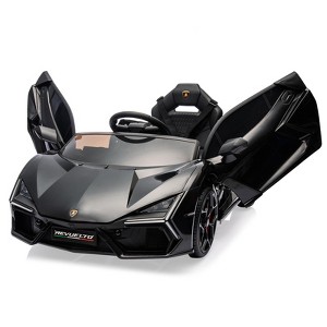 12V Kids Ride On Car, Licensed Lamborghini Revuelto Electric Car for Kids Over 37 Months, Battery Powered Sports Car - 1 of 4