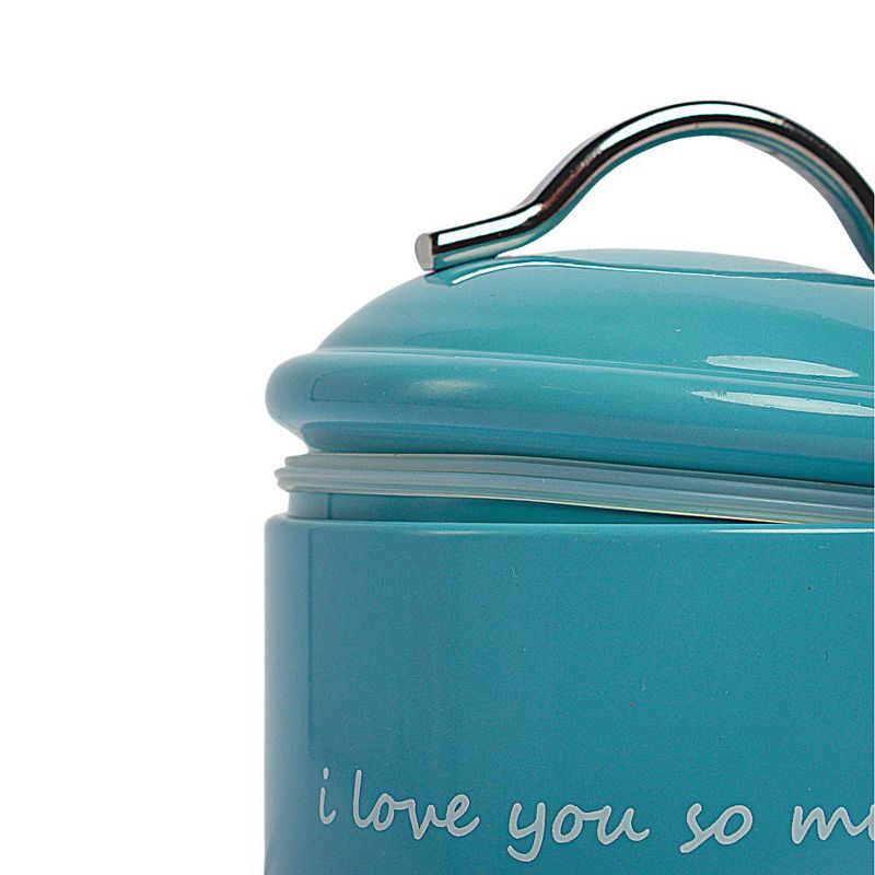 American Pet Supplies I Love You So Much Dog Treat Canister Gift Set (Pink and Blue), 5 of 6