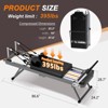 VisioGear Pilates Core Bed, Foldable Yoga Studio Same Commercial Fitness Equipment, Black, 86.61*24.21*28.74 - image 3 of 4