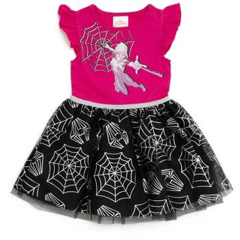 Marvel Spider-Man Ghost Spider Girls Tulle Tutu Dress Toddler to Big Kid