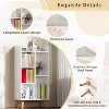 Aoxun Bookshelf Bookcase, Cube Storage Organizer, Wood Display Bookshelf, Storage Shelves - 4 of 4