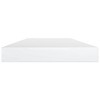 VidaXL Bookshelf Boards 8 pcs High Gloss White 15.7 in.x3.9 in.x0.6 in. Engineered Wood - 3 of 4