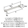 Amerock Faraday Pull for Cabinets, Drawers, and Furniture - 3 of 4