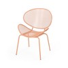 2pcs Outdoor Chairs, Shell Shaped Seats Dining Chair With Round Backrest, Patio Metal Bistro Chair, Weather-resistant Armless Chairs - 4 of 4