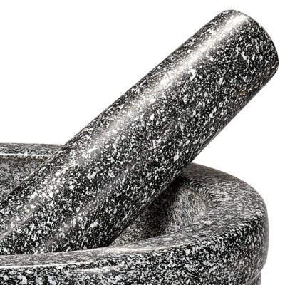 Cilio Granite Mortar and Pestle Set for Kitchen