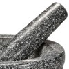 Cilio, Granite Mortar and Pestle, 6.75" round x 2.25" deep, natural green, - image 3 of 4