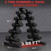 COZONY Dumbbell Rack Stand Only, Heavy-Duty Steel Weight Rack, Rubber Guards & Non-Slip Base - 2 of 4