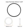 Unique Bargains Rubber Universal Sewing Machine Motor Stretch Belt Seal Repair Parts 5 Pcs - 2 of 4