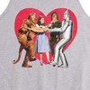 Men's - Wizard of Oz - Dorthy and Friends Photo Heart Graphic Tank Top - image 2 of 2