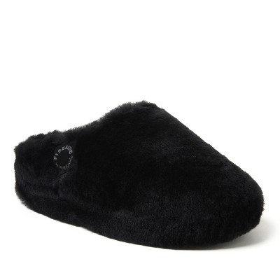 Fireside by Dearfoams Women's Maryboro Genuine Shearling Platform Fuzzy Clog Slipper