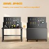 Wall-Mounted Workbench,Workbench with Pegboard,Work Bench Table for Foldable, Metal Tool Work Bench for Garage Warehouse Workshop for Garage - 2 of 4