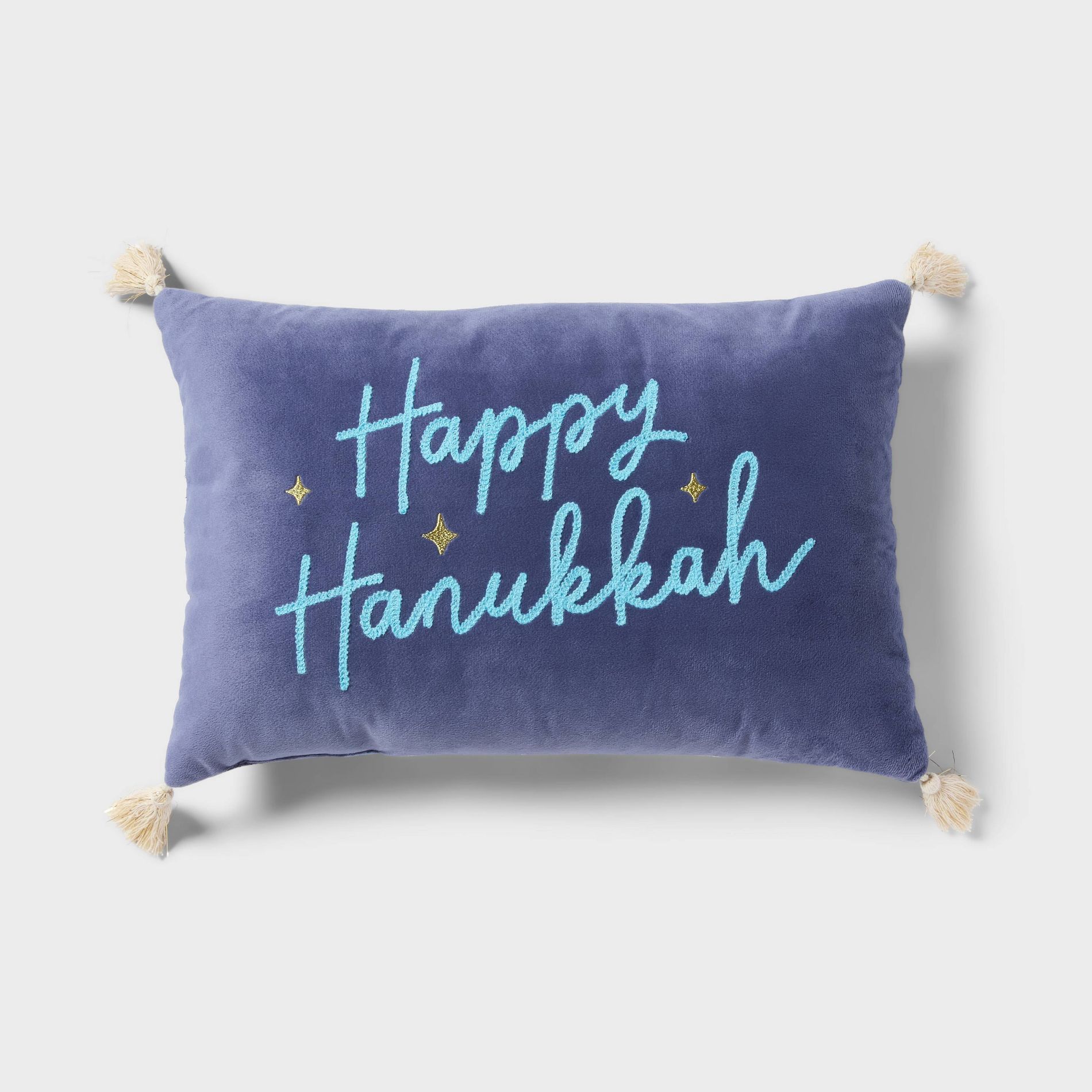 12"x18" Happy Hanukkah Reversible Decorative Pillow - Spritz™