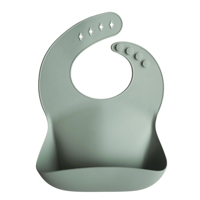 Mushie Silicone Baby Bib, 1 of 9