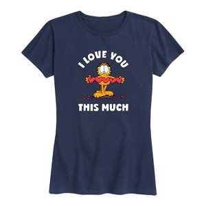 Women's - Garfield - Valentine's Day Short Sleeve Graphic T-Shirt - 1 of 4