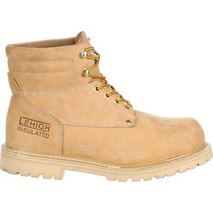 Men's Lehigh Safety Shoes Steel Toe 200G Insulated Work Boot, 5030, Brown - 1 of 4
