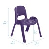 ECR4Kids SitRight Chair, 4-Pack - 2 of 4